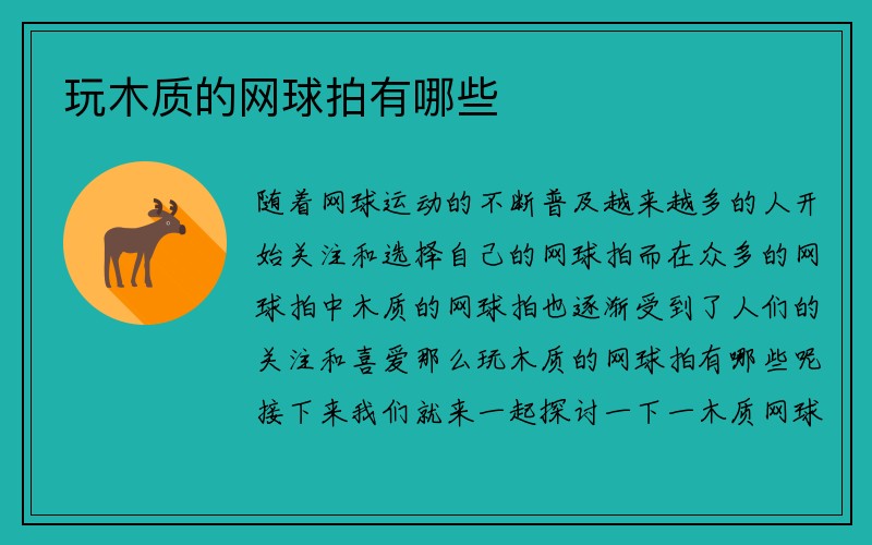 玩木质的网球拍有哪些